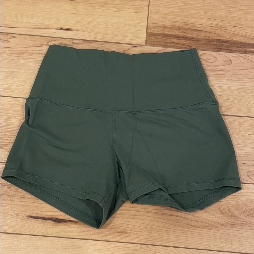 Born Primitive Forest Green High-Waisted Shorts